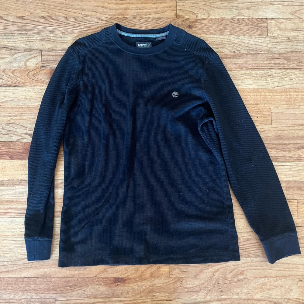 Timberland size large black waffle knit